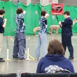 Centennial HS archers competing in the 3D Nationals tournament--placed 7th in the nation.